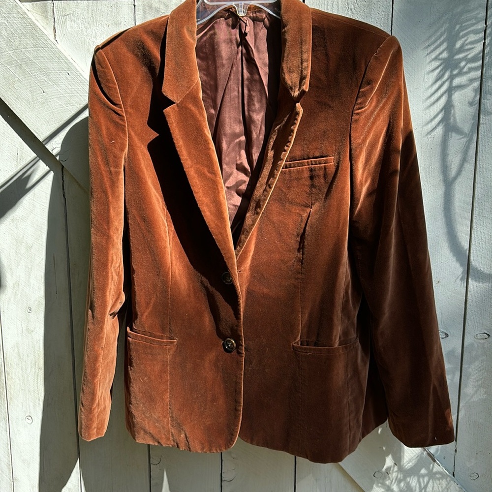 Vintage Velour Classic Fashions Jacket